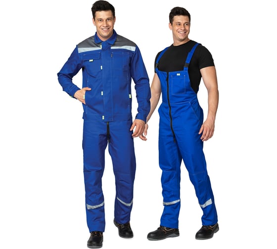 Изображение товара Костюм мужской Прабо "Профессионал 2" василёк/серый, размер 56-58, рост 170-176 10318