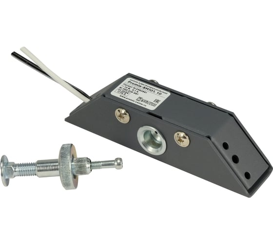 Изображение товара Замок электромеханический угловой малогабаритный PROMIX НЗ, графит, 12В, -SM101.10 graphite 4630053322383 Promix-SM101.10 graphite