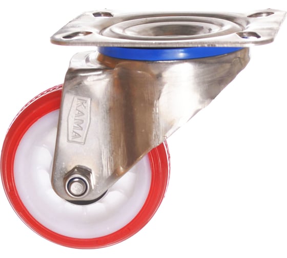 Изображение товара Поворотная колесная опора из нержавеющей стали KAMA K-S-3302-PUB-080