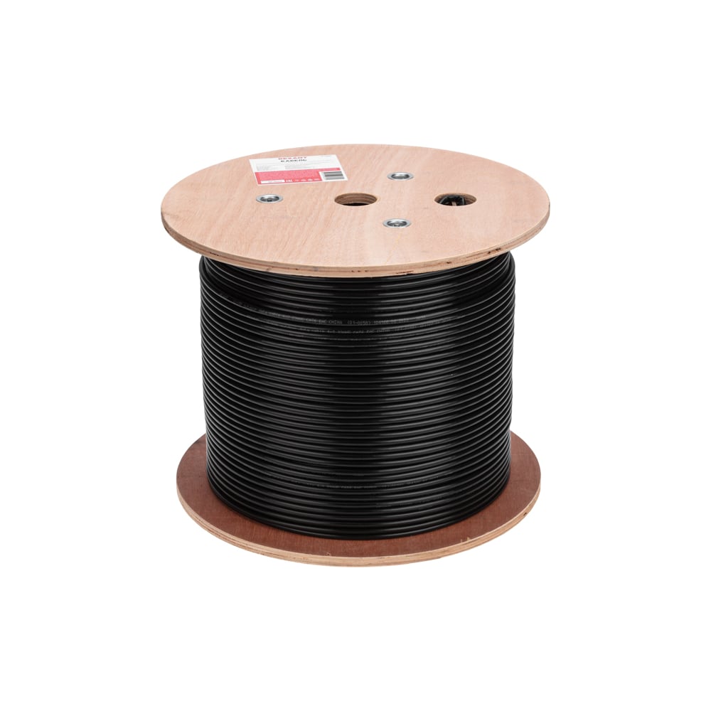 Изображение товара Кабель витая пара REXANT CAT 6, 305м, черный