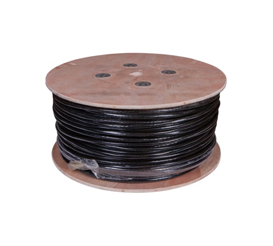Изображение товара Кабель витая пара REXANT U/UTP CAT5е PE 25PR 24AWG OUTDOOR SOLID черный 305м РФ 01-1122-R