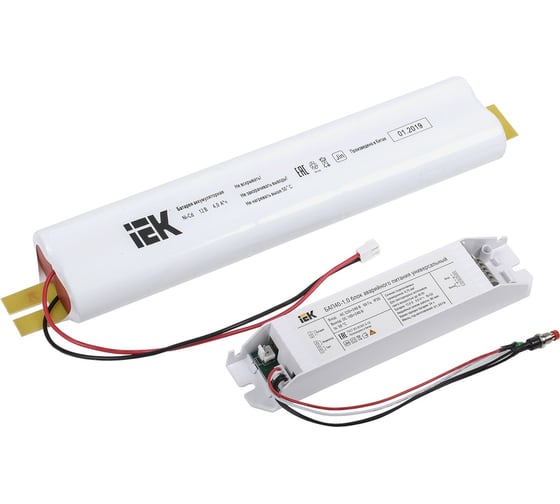 Изображение товара Универсальный блок аварийного питания IEK БАП40-1,0 для LED IP20 LLVPOD-EPK-40-1H-U