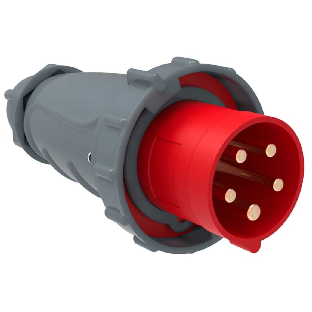 Изображение товара IEK Вилка переносная ССИ-035 63А-6ч/200/346-240/415В 3Р+РЕ+N IP67 MAGNUM PSN02-063-5