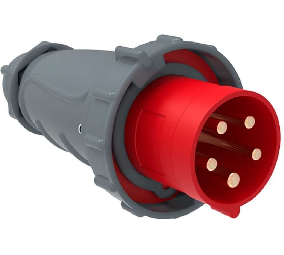 Изображение товара IEK Вилка переносная ССИ-035 63А-6ч/200/346-240/415В 3Р+РЕ+N IP67 MAGNUM PSN02-063-5
