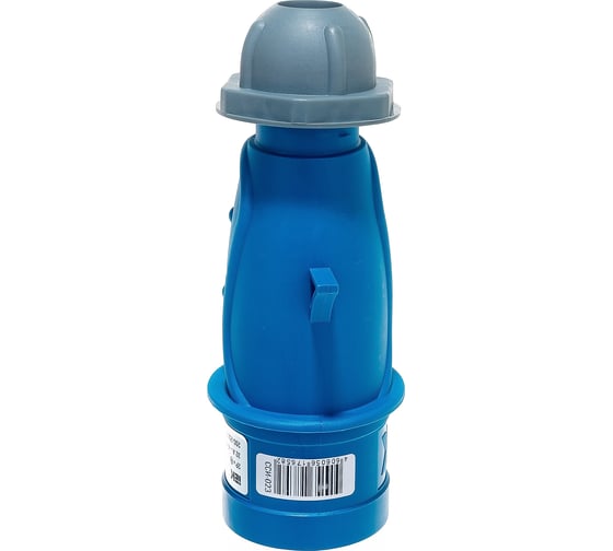 Изображение товара Переносная вилка IEK ССИ-023 32А-6ч/200-250В 2Р+РЕ IP44 MAGNUM PSN01-032-3