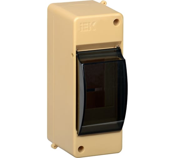 Изображение товара Бокс IEK с прозрачной крышкой КМПн 2/2 для 2-х автоматических выключателей Сосна MKP42-N-02-30-20-S