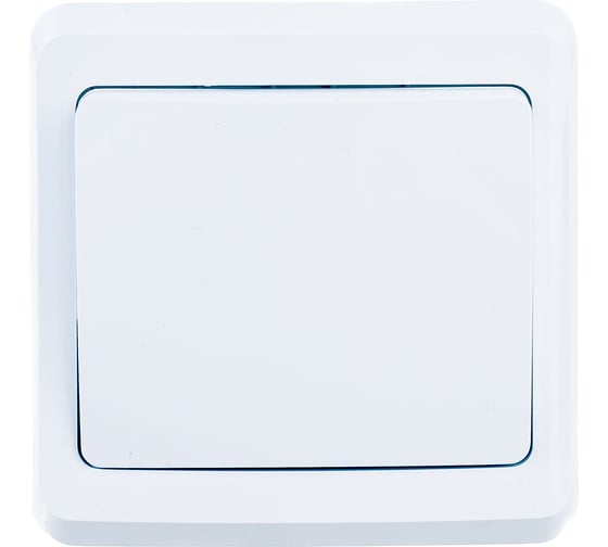 Изображение товара Выключатель GENERICA 1кл 10А ВЕГА белый EVV10-K01-10-DM