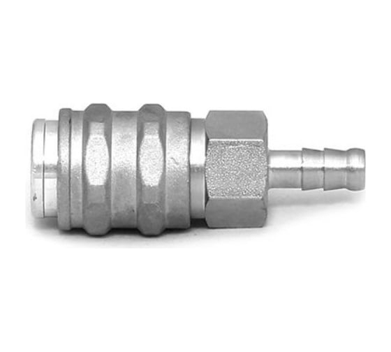 Изображение товара Пневморозетка быстроразъемная универсальная GLOBAL U с соединением под шланг "ёлочка" 8 мм WALCOM 10322U