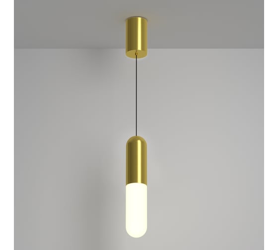 Изображение товара Подвесной светильник MAYTONI Mist LED 12W алюминий и стекло Латунь P101PL-L300-12W3K-BS