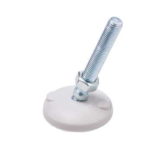 Изображение товара Антискользящая шарнирная опора Алтервиа серая M20x100 до 900 кг, нержавеющая сталь A00024.22208020100