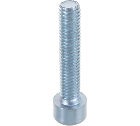 Изображение товара Болт с внутренним шестигранником Стройбат DIN 912 М 6x30 белый цинк 4 шт 206241