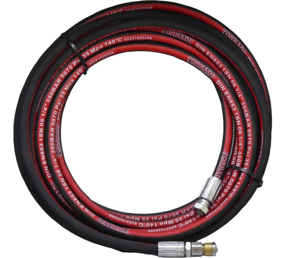 Изображение товара Комплект для каналопрочистки (шланг 30 м, форсунки 2 шт, переходник 2 шт) C-TECH 1SN063014N