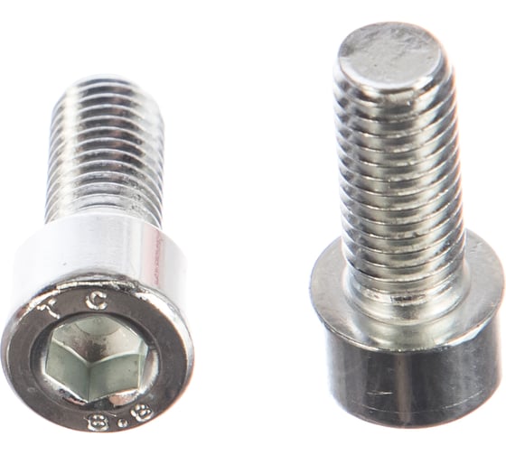 Изображение товара Болт с внутренним шестигранником Стройбат DIN 912 М 8x20 белый цинк 4 шт 206271