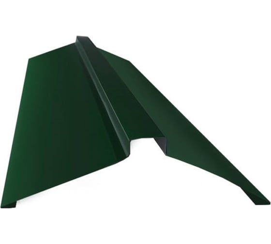 Изображение товара Конёк фигурный металлический Дигрус 2000x140, зеленый КФМ-21405-З/Д