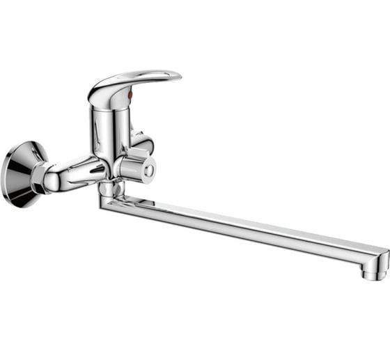 Изображение товара Смеситель для ванны Valfex Ascella Сhrome, длинный излив, латунь VF.2215