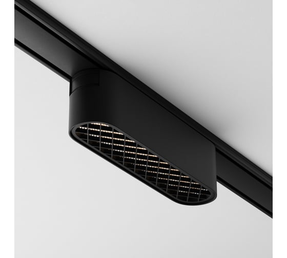 Изображение товара Трековый светильник MAYTONI Basis Grid LED 6W Алюминий Черный TR084-1-6W3K-B