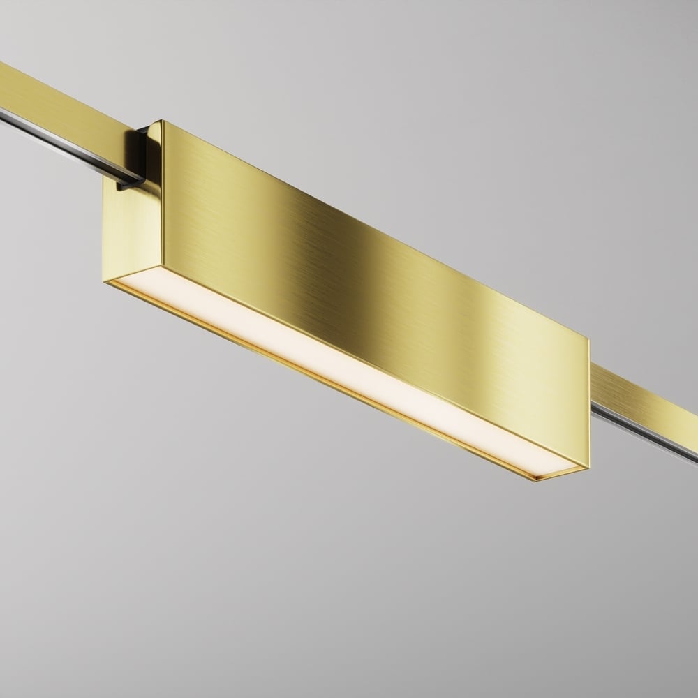 Изображение товара Трековый светильник MAYTONI Basis LED 12W алюминий латунь IP20 3000К