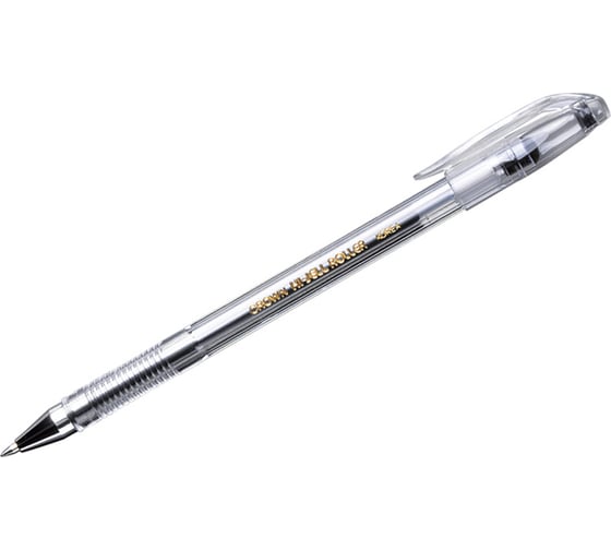 Изображение товара Ручка гелевая Crown "Hi-Jell", упаковка из 12 шт., черная, 0,5 мм 208928