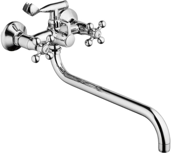 Изображение товара Смеситель для ванны Valfex, Libra Сhrome длинный излив, латунь VF.2619-2