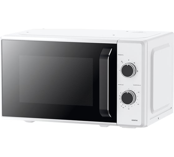 Изображение товара Микроволновая печь Centek CT-1550 белый, 700 Вт, 20 л, 5 режимов, подсветка, открывание дверцы ручкой, таймер 35 мин CT-1550 White