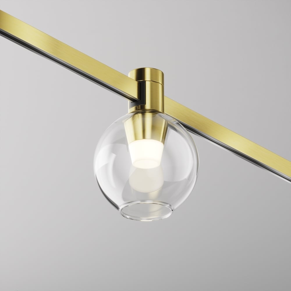 Изображение товара Трековый светильник MAYTONI Bubble LED 3W алюминий латунь встроенные светодиоды
