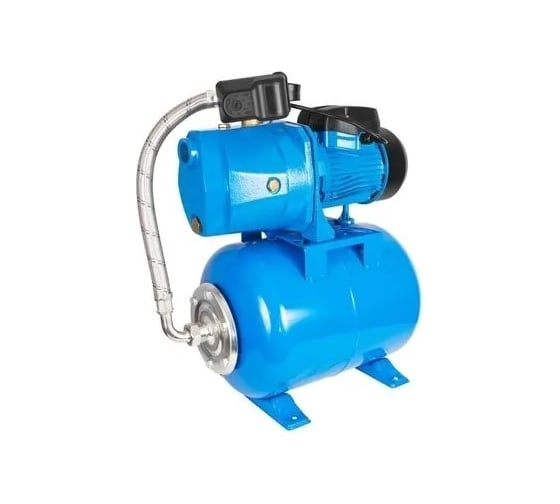 Изображение товара Автоматическая насосная станция Jemix 1100 Вт, Медная обмотка стартера, максимальный напор 50м, произв-ть 70 л/мин, макс. глубина всасывания 8 м, крыльчатка из PPO АПЦН-70-50