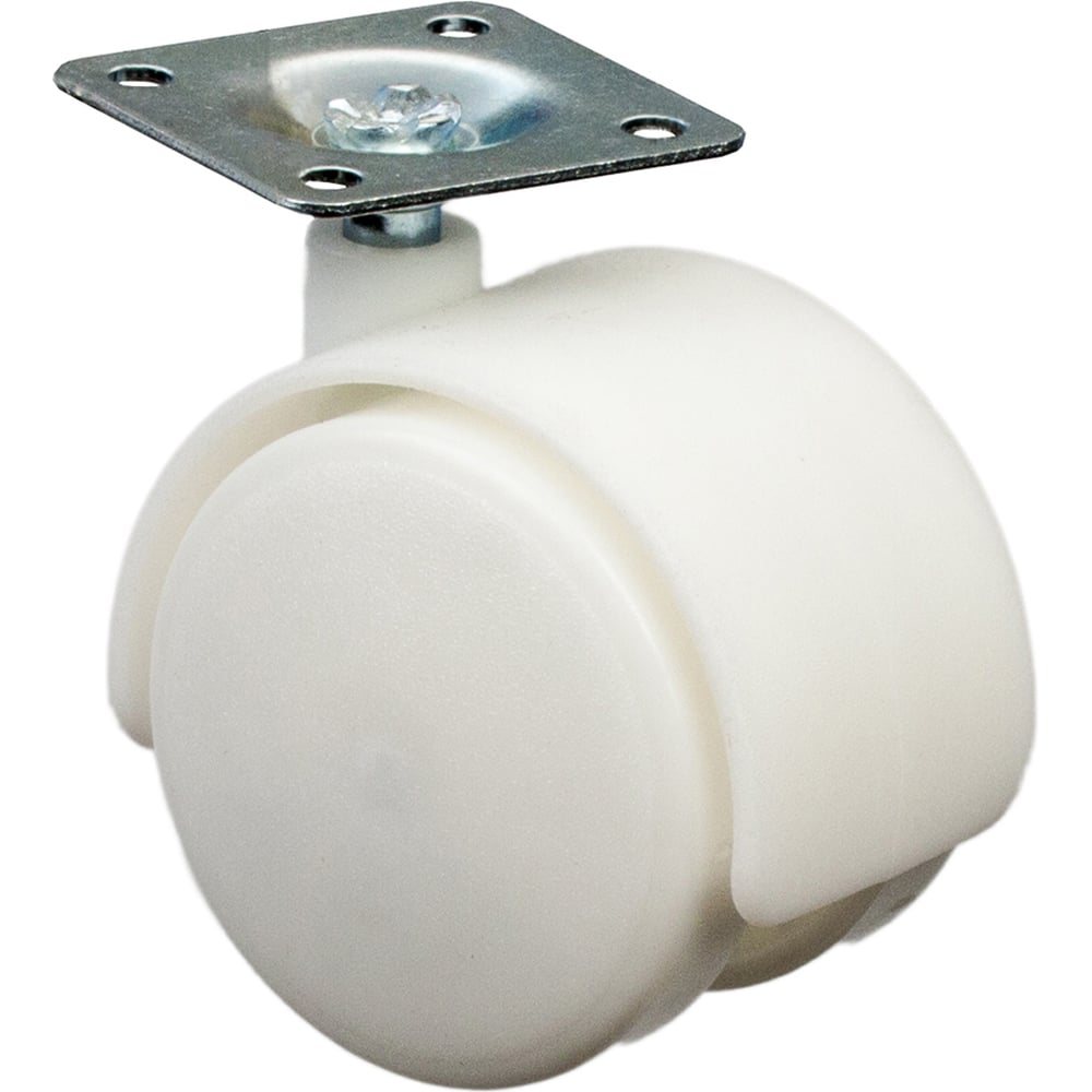 Изображение товара Двойной ролик Стройбат 50 мм белый 1 шт 352080