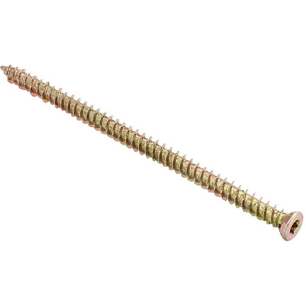 Изображение товара Шуруп по бетону Стройбат 7,5x112 желтый цинк 2 шт 198391