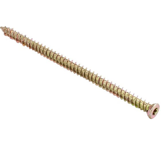 Изображение товара Шуруп по бетону Стройбат 7,5x112 желтый цинк 2 шт 198391