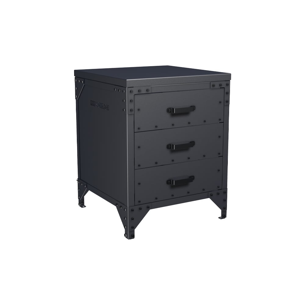 Изображение товара Тумба Heavy Metal DAD`s Garage 35.916 с 3 ящиками серый графит