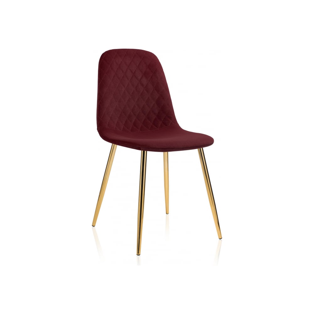 Стул на металлокаркасе Woodville Dabl wine red 11707