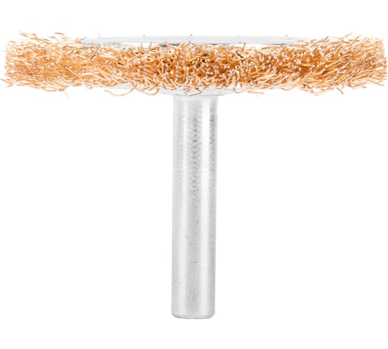 Изображение товара Кордщетка латунная плоская для дрели 50 мм MONOGRAM 106-960