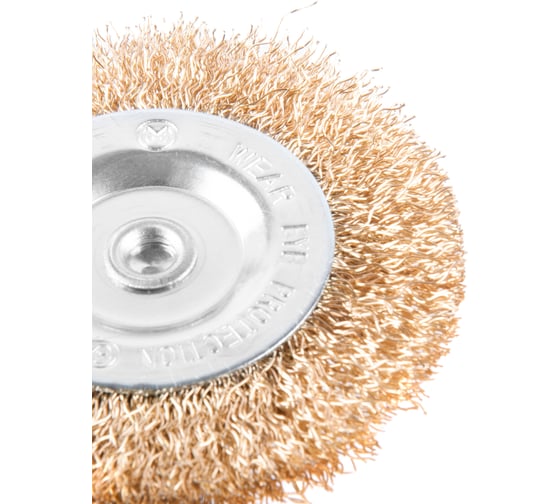 Изображение товара Кордщетка латунная плоская для дрели 75 мм MONOGRAM 106-977