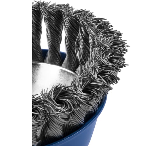 Изображение товара Кордщетка стальная витая для УШМ 125 мм грубая MONOGRAM 107-011