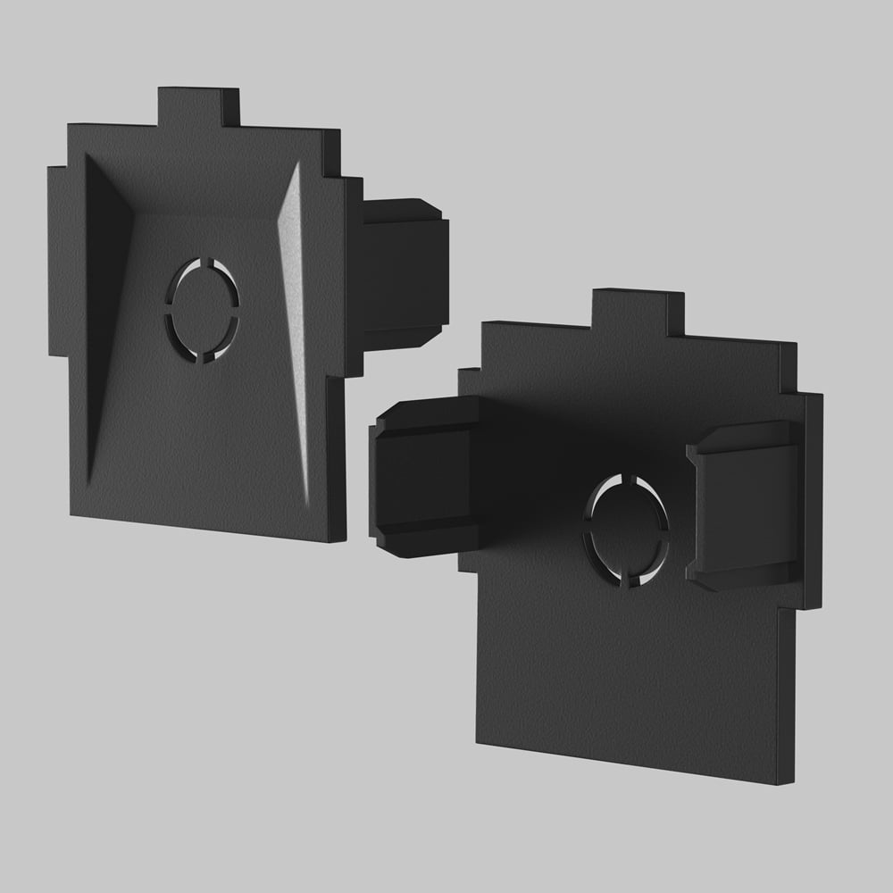 Изображение товара Комплект заглушек MAYTONI Radity для шинопровода 2шт черный