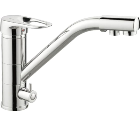 Изображение товара Смеситель для кухни Valfex Alioth Сhrome с подключением фильтра, латунь VF.4304