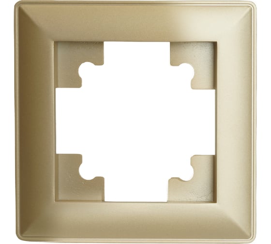 Изображение товара Рамка STEKKER PFR00-7001-08 1-местная, серия Катрин, золото, 49606