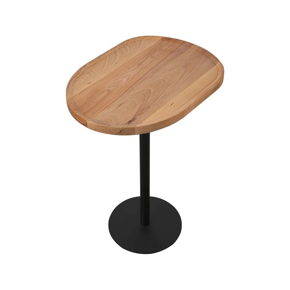 Изображение товара Журнальный стол Мелодия Света O Plus-300 NL+BK стиль лофт Вес 3 кг