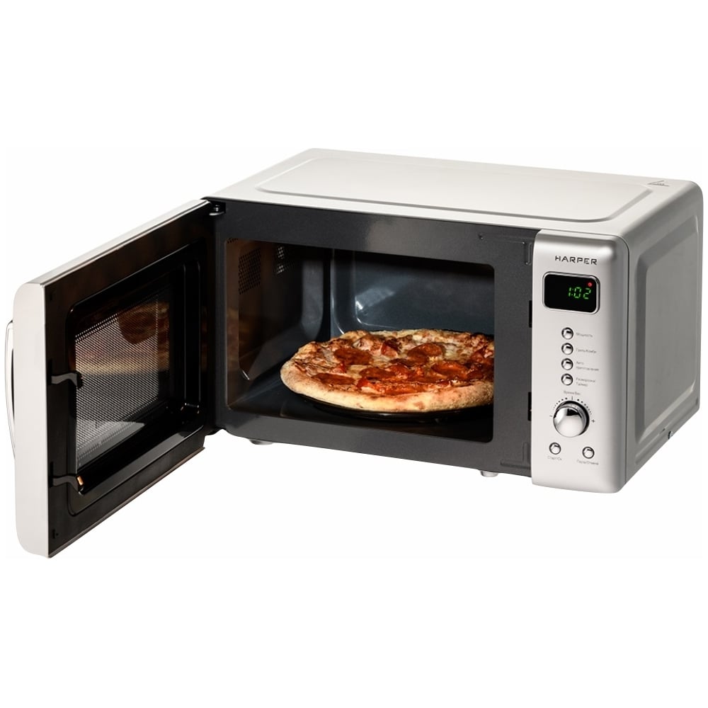 Изображение товара Микроволновая печь Harper HMW-20ST04 SILVER 700 Вт гриль размораживание