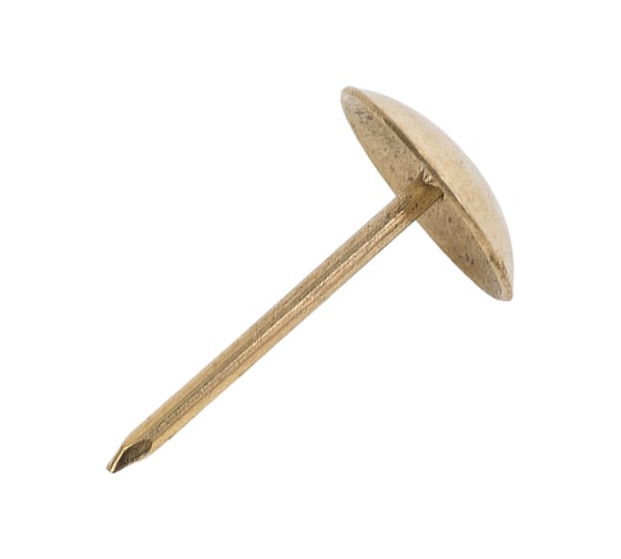 Изображение товара Гвозди декоративные Доброга усиленные 1,2x20 золото 100 шт. ЦБ-00022053