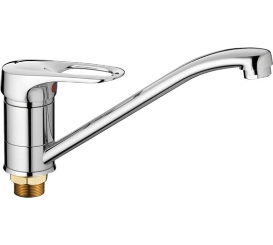 Изображение товара Смеситель для кухни Valfex Alioth Сhrome с гайкой, латунь VF.4904
