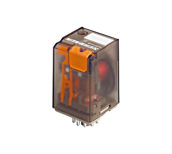 Изображение товара Многорежимное реле Schrack Technik МТ, 3 переключающих контакта, 11-пол, 10А, 24VAC артикул Австрия MT326024