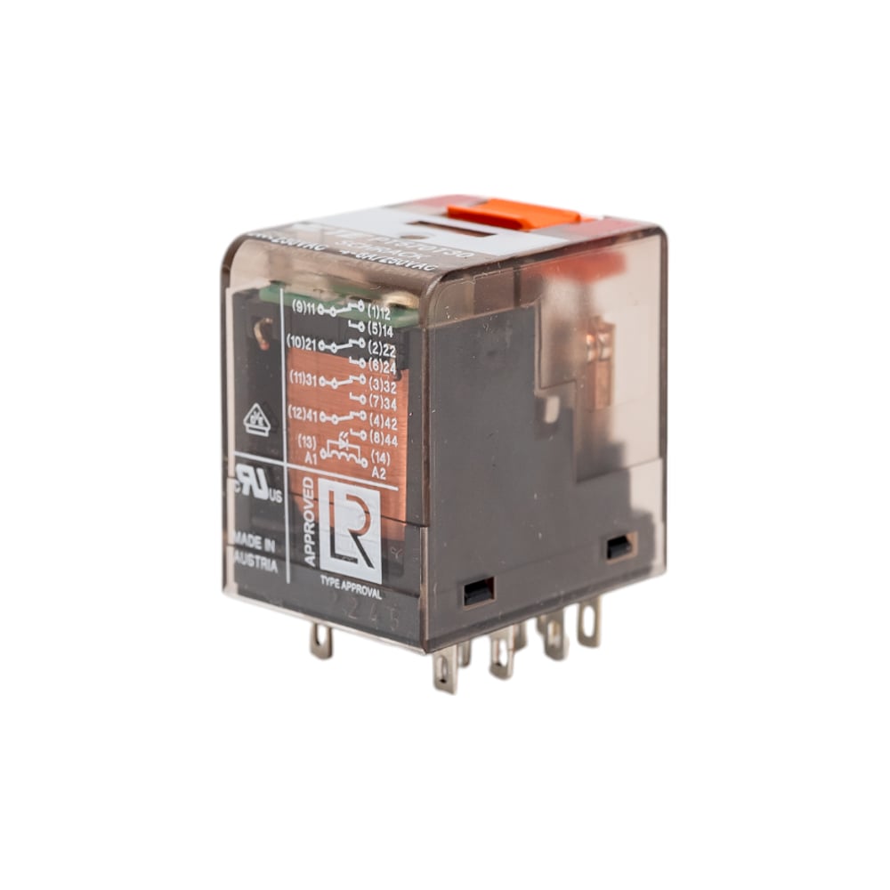 Изображение товара Промежуточное реле Schrack Technik PT 4 контакта 6А 230В AC монтаж в розетку