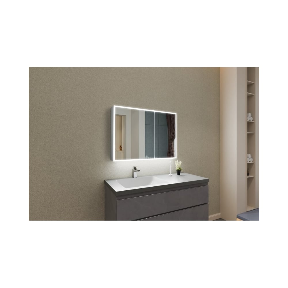 Изображение товара Зеркальный шкаф Esbano ES-3810D 100x70 с подсветкой и розеткой