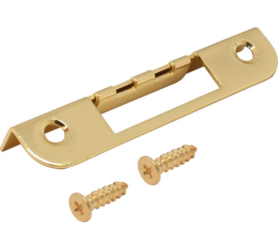 Изображение товара Ответная планка для финских дверей Аллюр 068 PB золото 14139