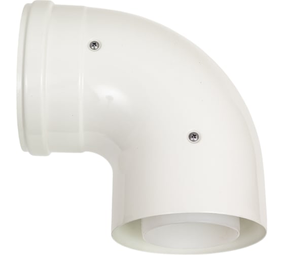 Изображение товара Отвод конденсационный KRATS угол 90 гр, Ø80/125 CW8-90-LN