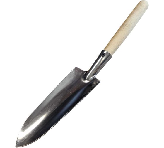 Изображение товара Совок посадочный узкий ООО ПК Тандем-АГРО СПУ, сталь нержавеющая 1.5мм 4670016431189