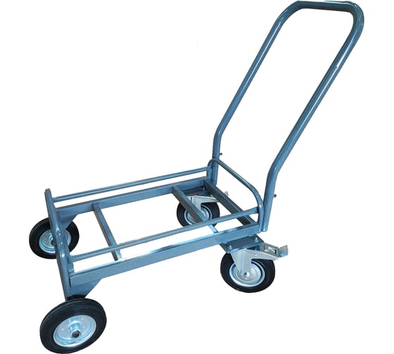 Изображение товара Тележка для дворника с литыми колесами Ø200 мм 2 шт +2 шт поворотных колеса (без корыта) SAMGRUPP SAMP-078600002