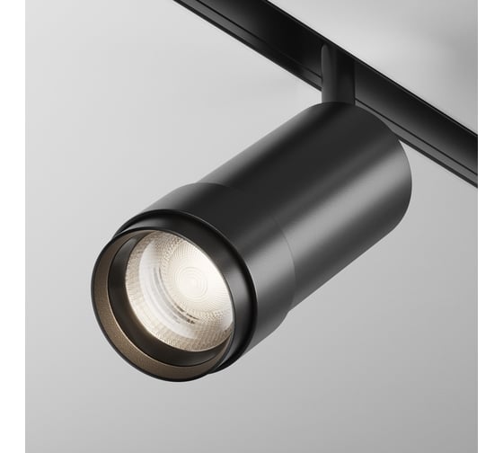 Изображение товара Трековый светильник MAYTONI Focus Zoom LED 12W Алюминий Черный TR212-1-12WTW-DS-Z-B