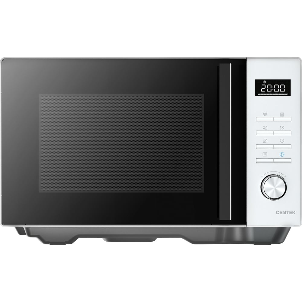 Изображение товара Микроволновая печь Centek CT-1563 белый, 800 Вт, 23 л, LED дисплей, 8 режимов, электронное управление, MultiCOOK+ CT-1563 White